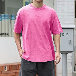 เสื้อยืดผู้ชายโอเวอร์ไซส์ฤดูร้อนผ้าคอตตอนดีไซน์ใหม่ - Product Image 3