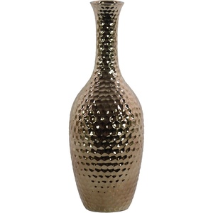 Lujoso florero de Metal de acero inoxidable mate, decoración del hogar con recubrimiento en polvo para impresionantes arreglos florales, macetas - Product Image 4
