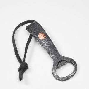 Fer Forgé À La Main Torsion Bouteille Ouvre - Product Image 5