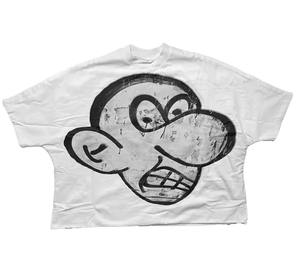 T-shirt 100% coton de haute qualité pour hommes, conception de LOGO personnalisée, t-shirt à col rond côtelé surdimensionné vierge pour hommes - Product Image 5