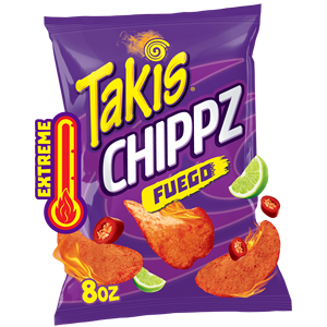 Takis FUEGO CHIPPZ 8 oz Pimiento picante y patatas fritas de corte fino de Lima - Product Image 5