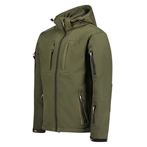 แจ็กเก็ตกันลมผ้านุ่มสำหรับผู้ชายเสื้อกันลมยืดหยุ่นทันสมัยใส่สบายหรูหรา - Product Image 3