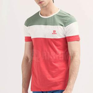 T-shirts pour hommes à trois tons de couleur, design unique, vêtements de mode, t-shirts 100% coton jersey, faible MOQ, t-shirts pour hommes personnalisés - Product Image 4