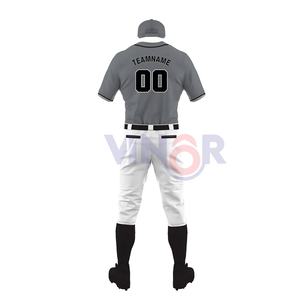 Meilleur matériel uniforme de baseball à prix abordable pour hommes femmes/Nouveau design uniforme de baseball en polyester de haute qualité - Product Image 3