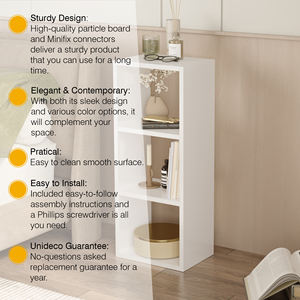 Estantería de bambú modular moderna y elegante de Canaria, resistente, entrega gratuita, para el hogar, la Oficina, el dormitorio, el almacén escolar - Product Image 6