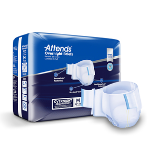 Pañales para Adultos con Incontinencia Urinaria, Absorbencia Nocturna, Talla M, para Exportación Paquete de 18 unidades - Product Image 4