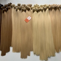 Extensions de cheveux vierges russes blondes, cuticules alignées, cheveux vietnamiens, super double trame, cheveux humains bruts, fournisseurs fiables