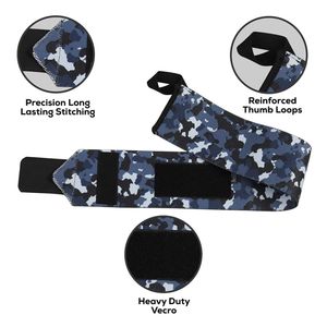 Muñequera personalizada para levantamiento de pesas, muñequera para entrenamiento de gimnasia, material elástico, muñequera para levantamiento de pesas - Product Image 2