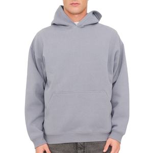 Sudaderas con capucha de gran tamaño para hombre con logotipo personalizado cosido ropa exterior personalizada antiarrugas de alta calidad sudaderas con capucha cómodas para hombre de gran tamaño - Product Image 1