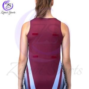 2025 vêtements de sport d'équipe durables respirants Logo et conception de couleur personnalisée disponibles uniformes de Netball confortables de qualité Highland - Product Image 6