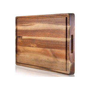 Planche à découper en acacia en gros d'usine pour bloc à découper en grain d'extrémité de cuisine plateau de service pour fromage du Vietnam - Product Image 2