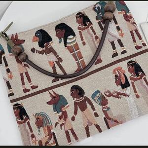 Sacs tissés jacquard en fil de polycoton teint, durables et tendance, respirants, écologiques, multicolores, tissu warp pour garçons - Product Image 2