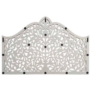 Hand Carved <b>White</b> Texas Leaf Carving Lighted Adjustable Craftsman <b>Bed</b> Head Wall Art Hanging Home <b>Bed</b> Apartment Bedroom Furniture - Product Image 6