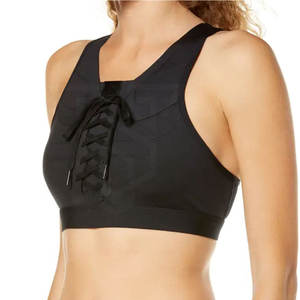 Soutien-gorge de sport rembourré sans couture personnalisable pour femme, respirant, push-up, vêtements de sport pour le yoga et le fitness - Product Image 6