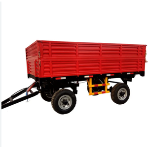 Remorque agricole à 4 roues de 3 à 10 tonnes, remorque à benne hydraulique à 2 roues, tracteur à moteur, haute productivité, prix bas, en stock - Product Image 1