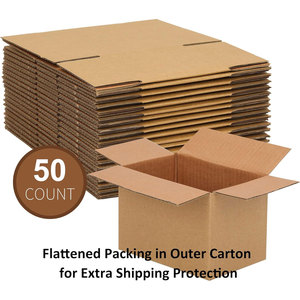 Cajas de Embalaje de Papel Kraft, Color y Tamaño Personalizados, Contenedores de Envío de Cartón Resistentes para Artículos Pequeños, Etiqueta - Product Image 4