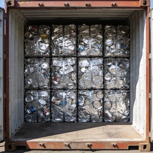 Déchets d'aluminium de canettes de boissons usagées UBC, aluminium propre en balles, matière première pour la production de lingots d'aluminium - Product Image 5