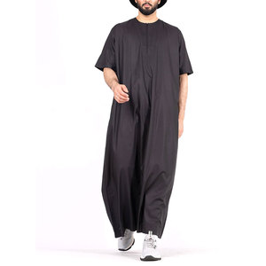 Dernière vente en gros de bijoux arabes pour hommes, vêtements islamiques, qamis-dafah jalabiya pour hommes thobe - Product Image 1
