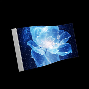 Tela de película transparente adesiva LED de alta luminosidade P6 parede de video publicitaria - Product Image 5