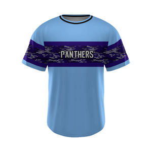 Nueva tendencia ropa deportiva 2025 pantalones cortos manga Camisetas cuello redondo de béisbol OEM personalizado bajo MOQ Jersey fabricante de Pakistán - Product Image 5