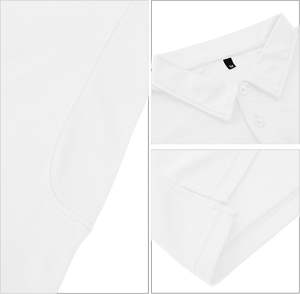 เสื้อยืดโปโลแขนยาวขนาดใหญ่พิเศษเสื้อยืดพิมพ์ลายโลโก้100เสื้อยืดผ้าฝ้าย - Product Image 6