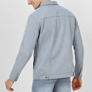 Ventes en gros de vestes en jean pour hommes, vêtements d'extérieur personnalisés, vestes en jean pour hommes grande taille, collection d'hiver en gros, qualité supérieure - Product Image 3