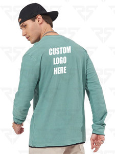 Camiseta de manga corta para hombre de gran tamaño de tela pesada personalizada de algodón de alta calidad, empresa de fabricación personalizada Pakistán - Product Image 4