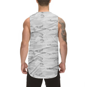 Men's Sleeveless Summer Sport <b>Vest</b> Camouflage Quick Dry Gym Fitness Bodybuilding <b>Muscle</b> Tank Tops Breathable Summer Plus Size - Product Image 4