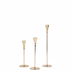 Porte-bougie décoratif en métal doré de qualité supérieure, empilable, artisanal en laiton, centre de table pour la décoration de la maison, en vente - Product Image 5