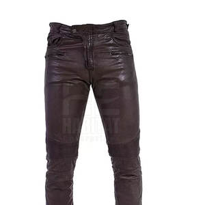 Pantalones de Cuero Cómodos para Hombre, Material Duradero, Cuero Genuino Suave, Estilo Elegante para Hombre - Product Image 4