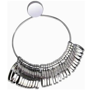 Medidor de Anillos para Anillos de Boda de 6 mm de Ancho, Tallas de EE. UU. 1-15, Herramienta para Hacer Joyas - Product Image 6