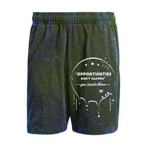 Pantalones Cortos Casuales con Logotipo Personalizado, Lavado Ácido, Estilo Francés, con Cordón, Desgastados, Vintage, para Hombre, 100% Algodón, Secado Rápido - Product Image 2