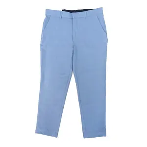 Custom Cotton Pants Loose Big Men's Elastic Waist Band Trousers Tall Khaki Pants