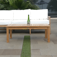 Table basse réglable en hauteur en teck massif Arjuna, style minimaliste, pour salon, qualité supérieure, finition naturelle, Indonésie, excellente qualité
