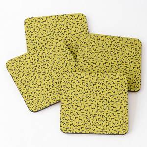 Forme carrée durable tasse à thé tapis de bureau ardoise bois isolation résine caboteur imprimé époxy vente chaude cadeau ensemble à Star Crafts - Product Image 5