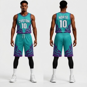 Uniformes de Baloncesto Transpirables Sublimados de Calidad Profesional, Tallas Grandes, Totalmente Personalizables, Ropa Deportiva de Alto Rendimiento - Product Image 3