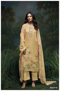 Collection de costumes Salwar Kameez en coton brodé de qualité supérieure, vêtements de fête pour vêtements indiens et pakistanais, vente en gros - Product Image 2