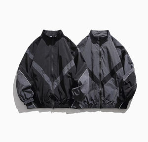 Personnalisé 2025 automne nouveau hommes couleur col montant séchage rapide extérieur lâche coupe-vent veste décontracté Coatsnow veste - Product Image 2