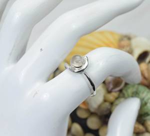 Trending Pink Stone 925 Sterling Silver Handmade Jewelry <b>Rose</b> <b>Quartz</b> Round Shape Natural Gemstone Handmade <b>Ring</b> Wholesale Price - Product Image 3