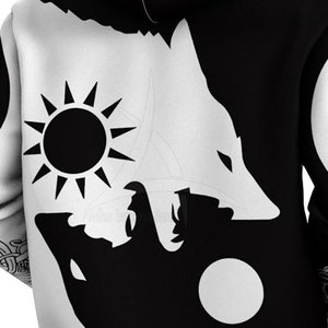 Sudadera con Capucha Sublimada de Alta Calidad, Hecha a Medida, 100% Algodón Ecológico, Cómoda, Transpirable, para Hombre, 350g - Product Image 6