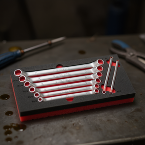 ชุดประแจโพลีกอนอลโค้งสองด้าน 8 ชิ้น พร้อมโมดูลฟองน้ำสองสี USAG - Product Image 3