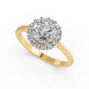 Anillo de bodas de oro sólido de 10 quilates para mujer con 1.84Cts VS Clarity EF Color Lab Grown Cut Diamond para fiestas de compromiso Regalo de joyería - Product Image 1