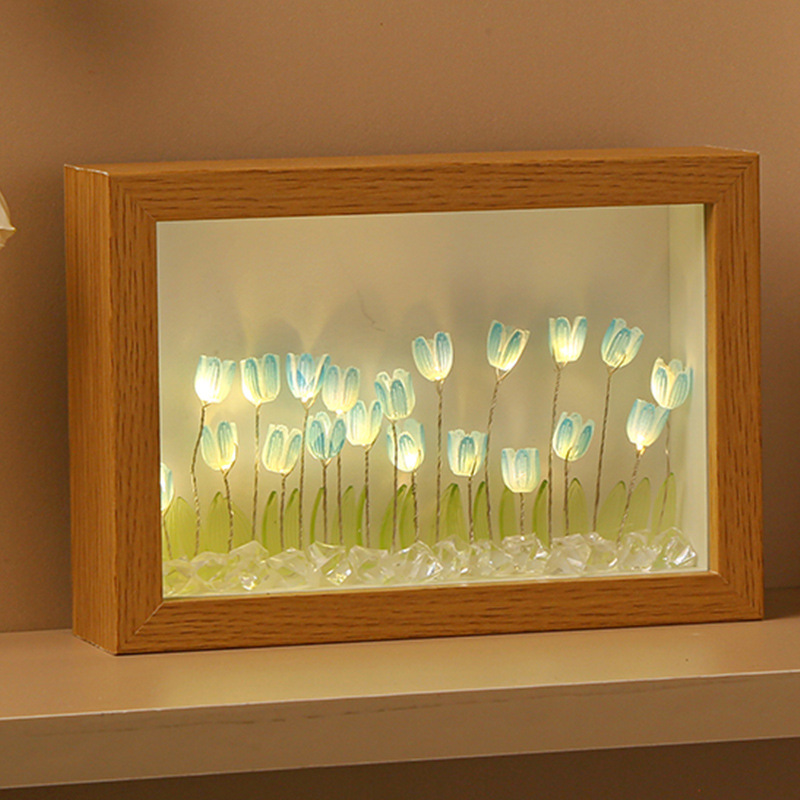 Tulipe bleue 10 fleurs