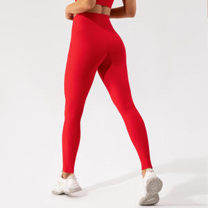 Breathable High Waist V Cut Yoga Pants for <b>Women</b> Solid <b>Pattern</b> Workout <b>Leggings</b> with Drawstring Closure for <b>Women</b> - Product Image 3
