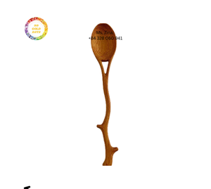 Ensemble de cuillères en bois faites à la main Ustensiles en bois naturel pour la cuisine et le service Ustensiles de cuisine écologiques Vente en gros Meilleure vente - Product Image 4