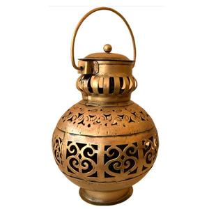 Soporte de luz en T de hierro estilo Lota adornado, linterna, decoración del hogar para el hogar, oficina o decoración para sala de estar - Product Image 3