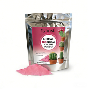 Polvo de cactus nopal de marca privada de alta calidad, ayuda saludable para la digestión y apoyo al sistema inmunológico, aumenta la energía y la vitalidad. - Product Image 1