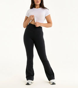 Meilleure vente Leggings évasés pour femmes Leggings de yoga avec taille élastique Vêtements de fitness Leggings personnalisés pour femmes - Product Image 1