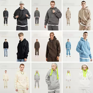 เสื้อฮู้ดดี้คอกลมทรงโอเวอร์ไซส์ ผ้าโพลีเอสเตอร์/คอตตอนเนื้อหนา พิมพ์ลายดิจิทัลด้านหน้า ดีไซน์มีซับใน น้ำหนักผ้า 420 กรัม เหมาะสำหรับฤดูหนาว - Product Image 4