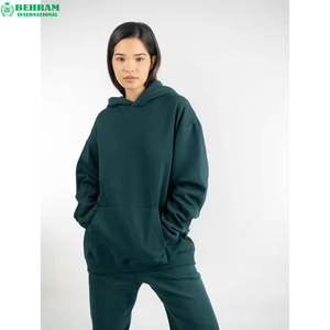 Vente en gros de sweats à capuche unisexes de haute qualité, 100% coton, coupe classique, en molleton/éponge française, écologiques, thermiques, unis - Product Image 3